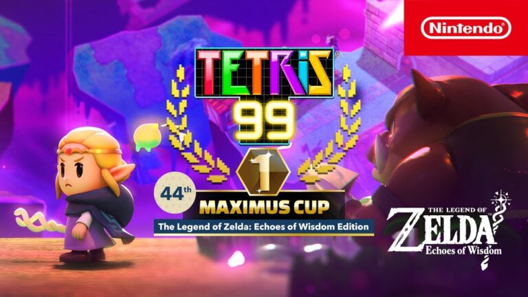 Tetris 99 – Official 44th Maximus Cup Gameplay Trailer (The Legend of Zelda Echoes of Wisdom)