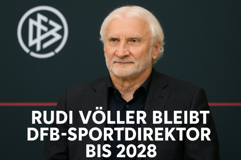 Rudi Völler bleibt bis 2028 Sportdirektor beim DFB