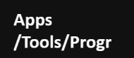 Apps /Tools/Progr